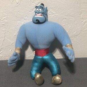 1993 Disney Aladdin GENIE Plush 12" Doll Mattel Posable arms